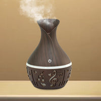 Difusor Humidificador Difusor De 300 Ml Con Veteado De Madera Multicolor