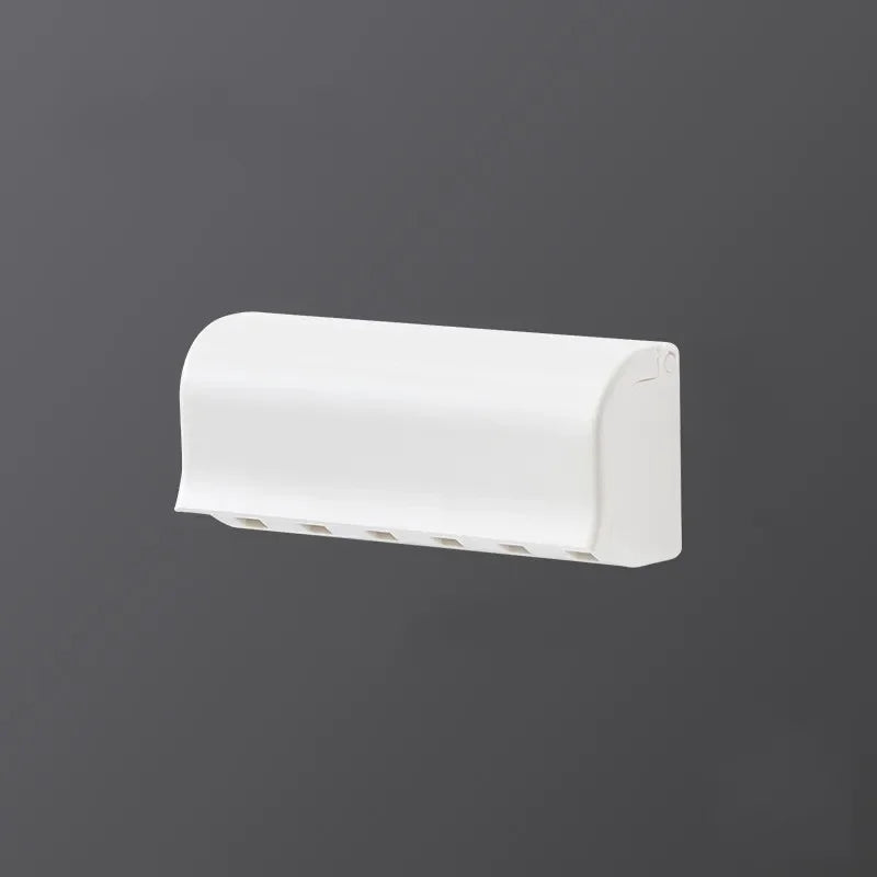 Simple Wall Mounted Toothbrush Rack No Perforated Toothbrush Storage Rack Toothbrush Storage Rack Toothbrush Holder Wall