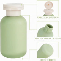 4 botes de viaje 100 ml a prueba de fugas