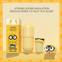 Cartoon Earplugs Soundproof Sleeping Ear Plugs Noise Reduction Ear Plug Special Mute Soft Slow Rebound anti Snore Ear Protector