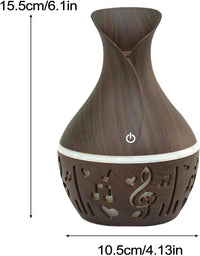 Difusor Humidificador Difusor De 300 Ml Con Veteado De Madera Multicolor
