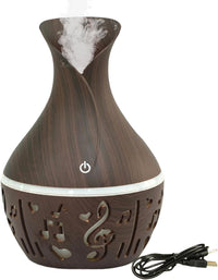 Difusor Humidificador Difusor De 300 Ml Con Veteado De Madera Multicolor