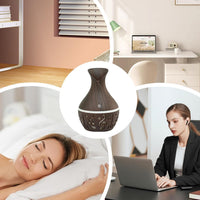 Difusor Humidificador Difusor De 300 Ml Con Veteado De Madera Multicolor
