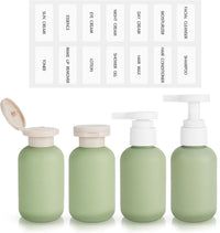 4 botes de viaje 100 ml a prueba de fugas