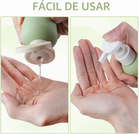 4 botes de viaje 100 ml a prueba de fugas