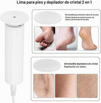 Limador de durezas eléctrico para pies